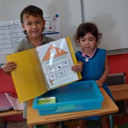 compléter une maison des nombres de 1 à 5 avec divers représentations des quantités