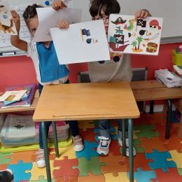 composer un dessin à partir de gabarits sur divers thèmes