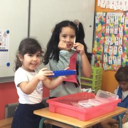 attraper d epetites graine savec une ppince et les mettre dans les alvéoles